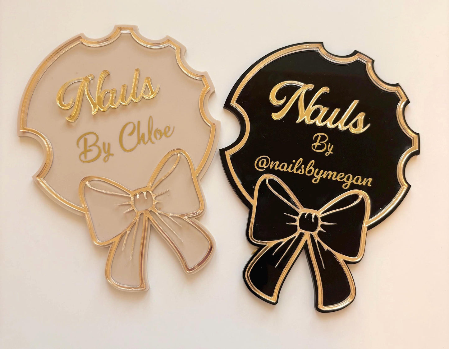 Bow Nailfie Photo Prop | Nail Tech Gift