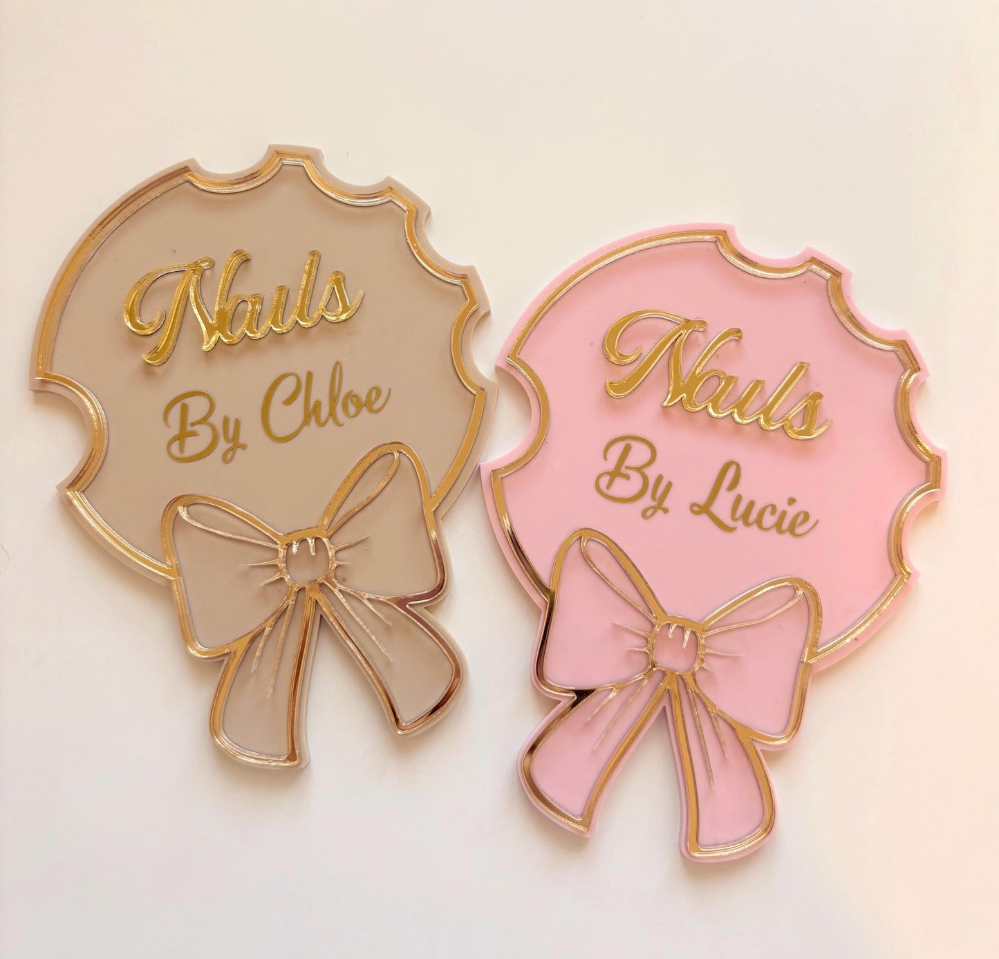 Bow Nailfie Photo Prop | Nail Tech Gift