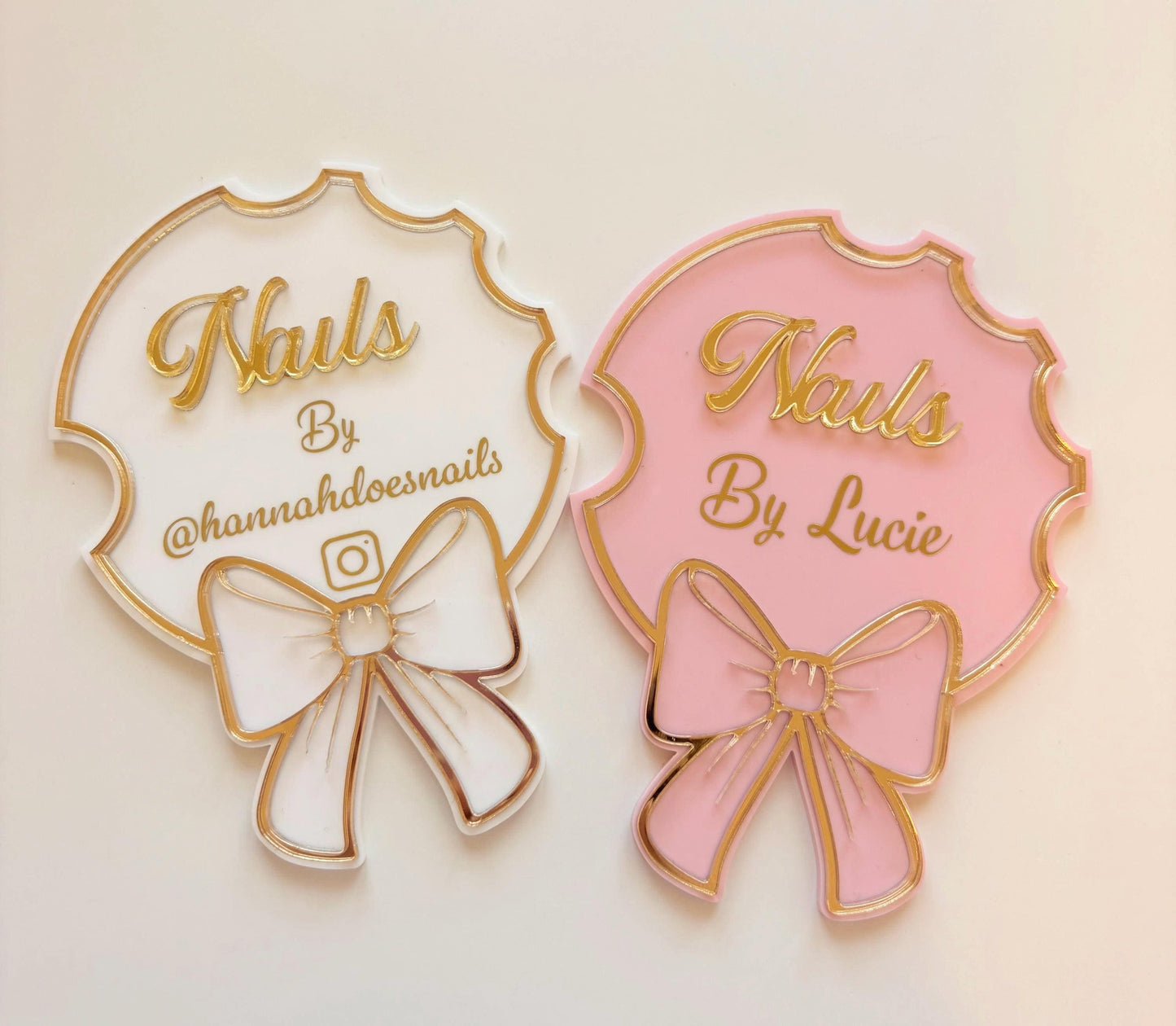 Bow Nailfie Photo Prop | Nail Tech Gift