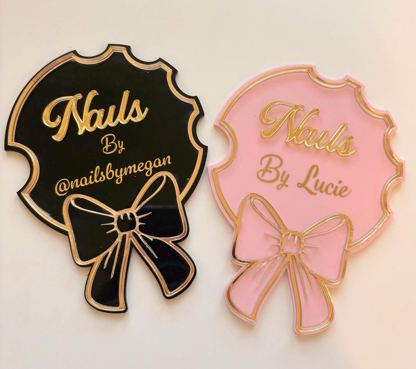 Bow Nailfie Photo Prop | Nail Tech Gift
