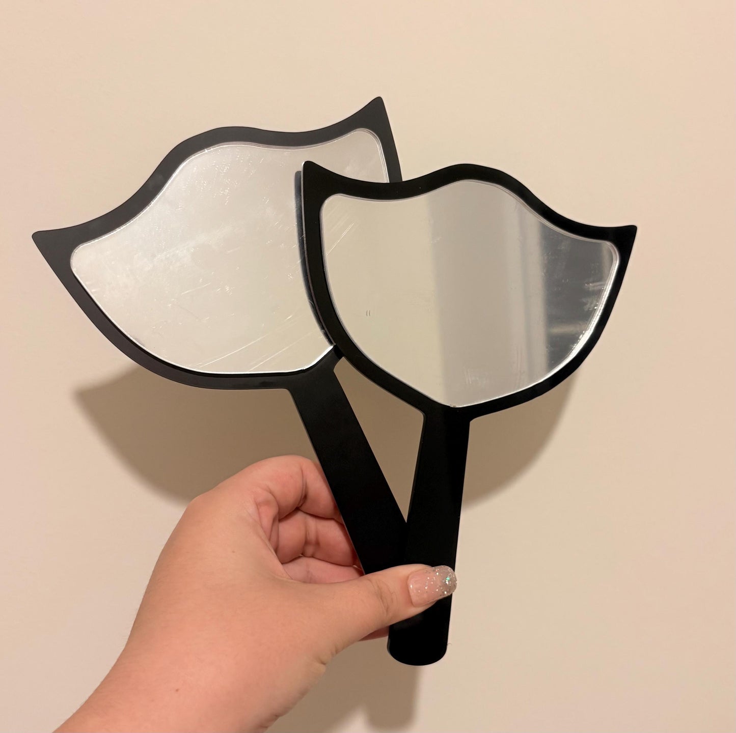 Custom Eyelash Technician Prop | Handheld Mirror