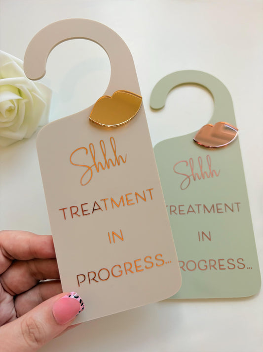 Treatment In Progress Door Hanger | Session In Progress