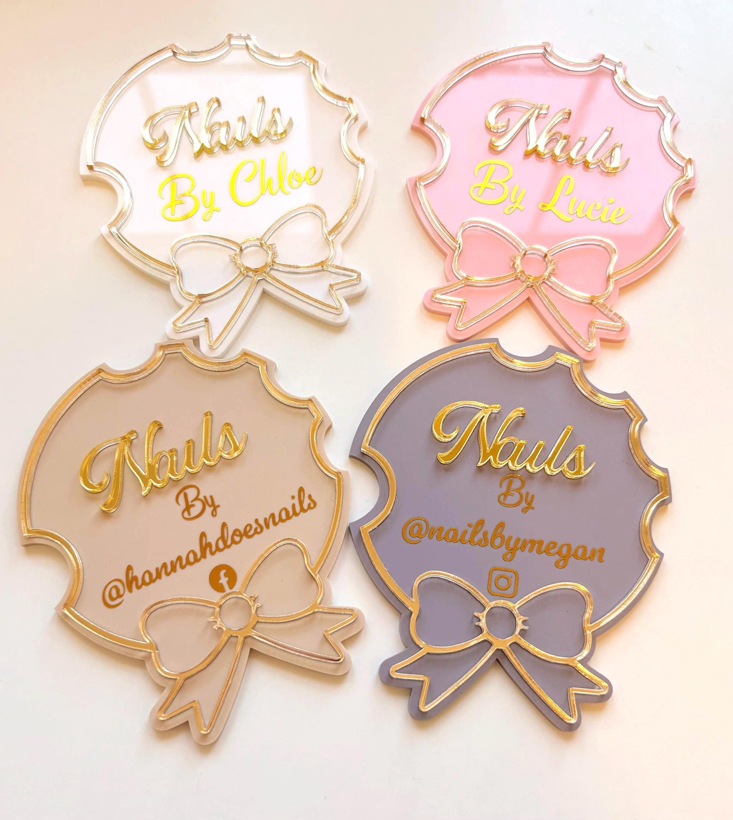 Personalised Nail Technician Prop Nailfie Advertising Tool