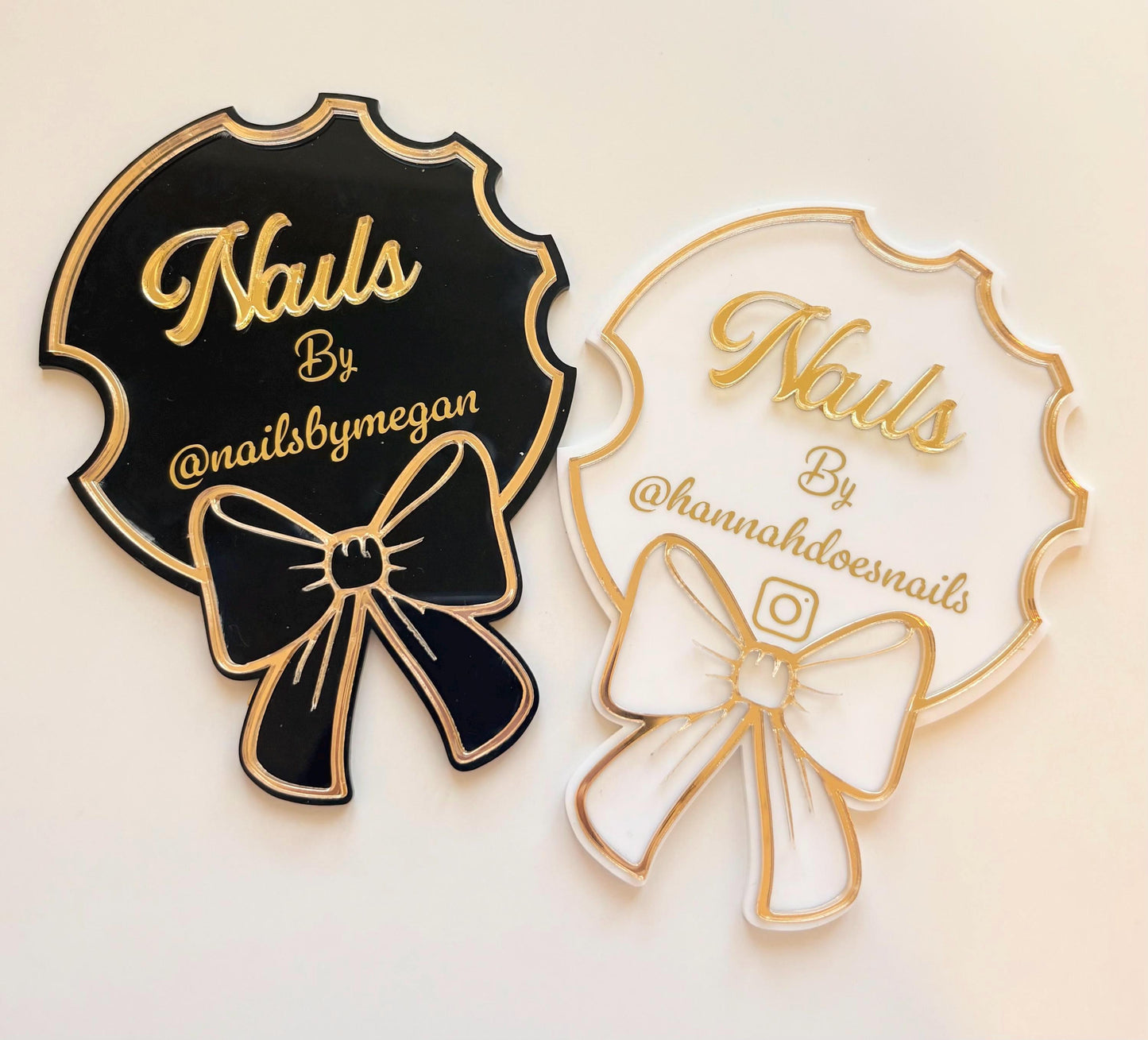 Bow Nailfie Photo Prop | Nail Tech Gift
