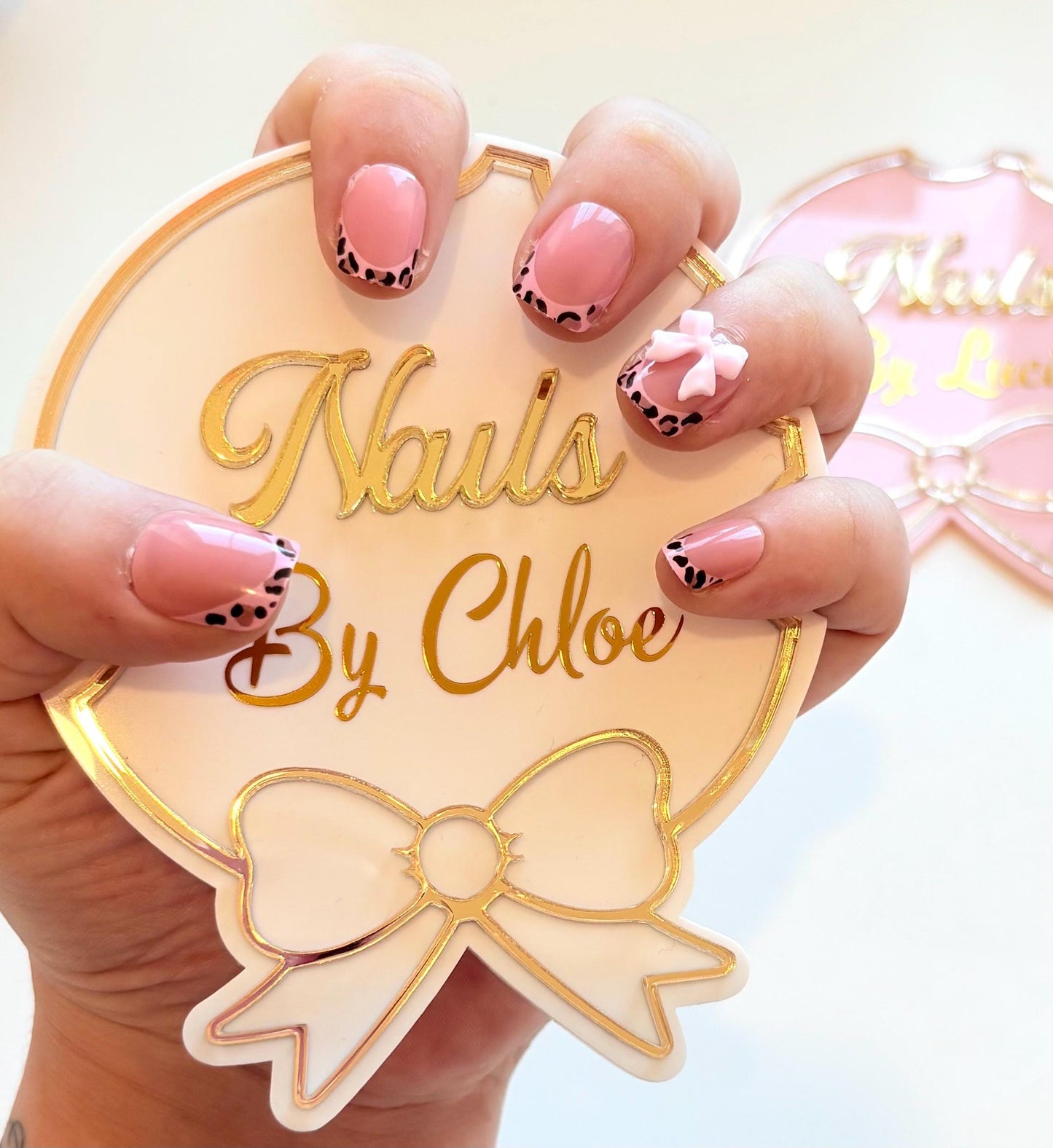 Personalised Nail Technician Prop Nailfie Advertising Tool