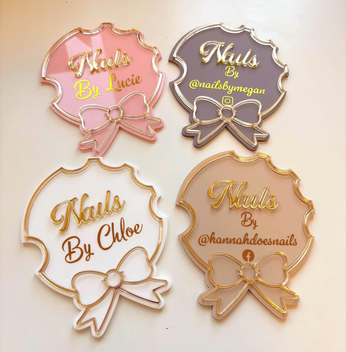 Personalised Nail Technician Prop Nailfie Advertising Tool