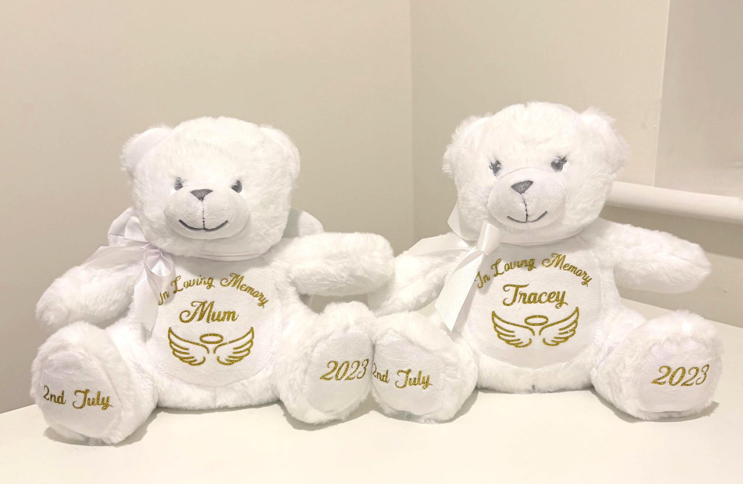 Personalised Memory Teddy Bear | In Loving Memory Bereavement Bear