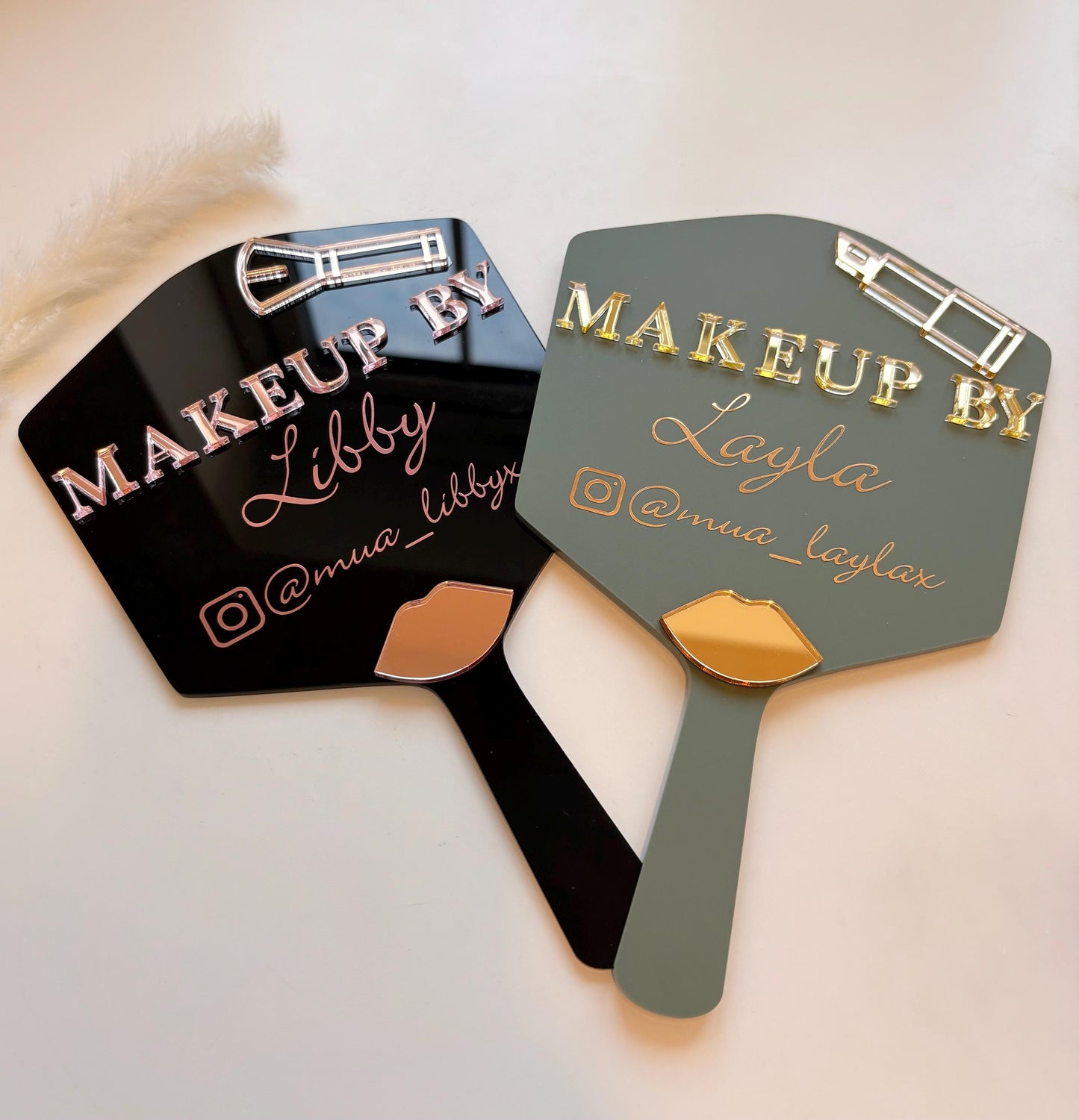 Personalised Makeup By Handheld Mirror | Makeup Artist Gift