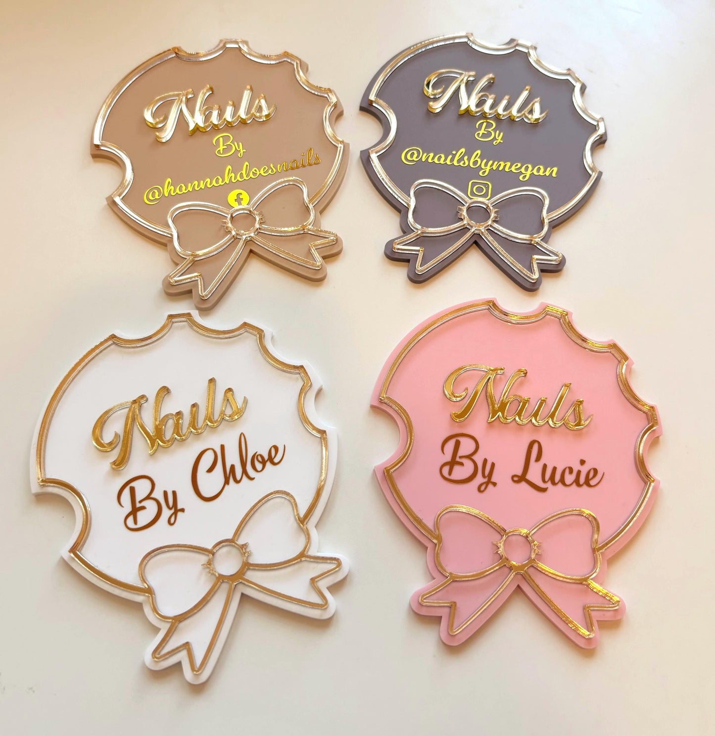 Personalised Nail Technician Prop Nailfie Advertising Tool