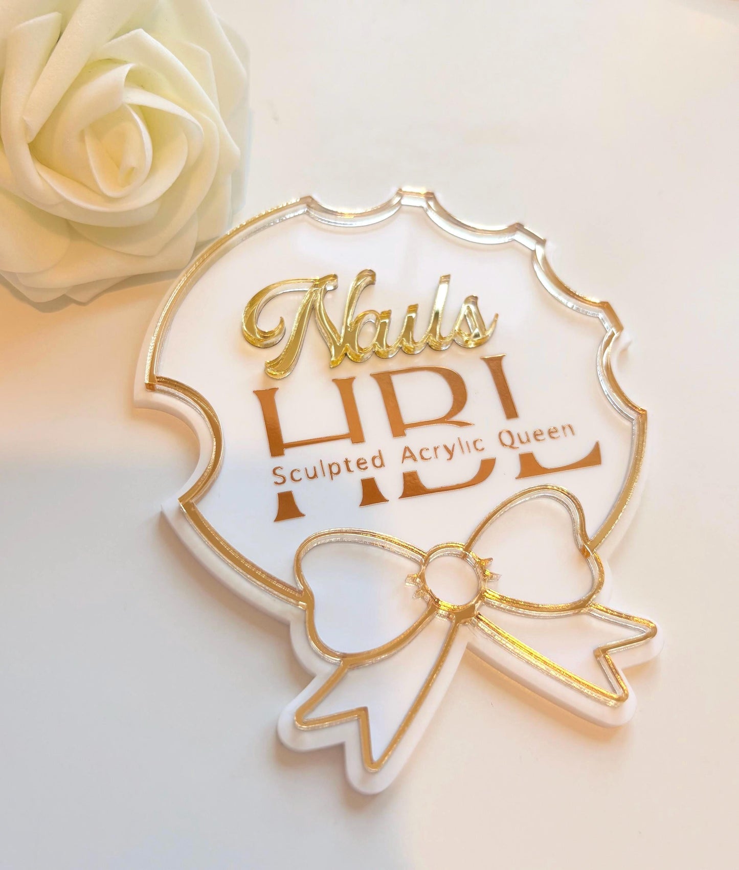 Personalised Nail Technician Prop Nailfie Advertising Tool