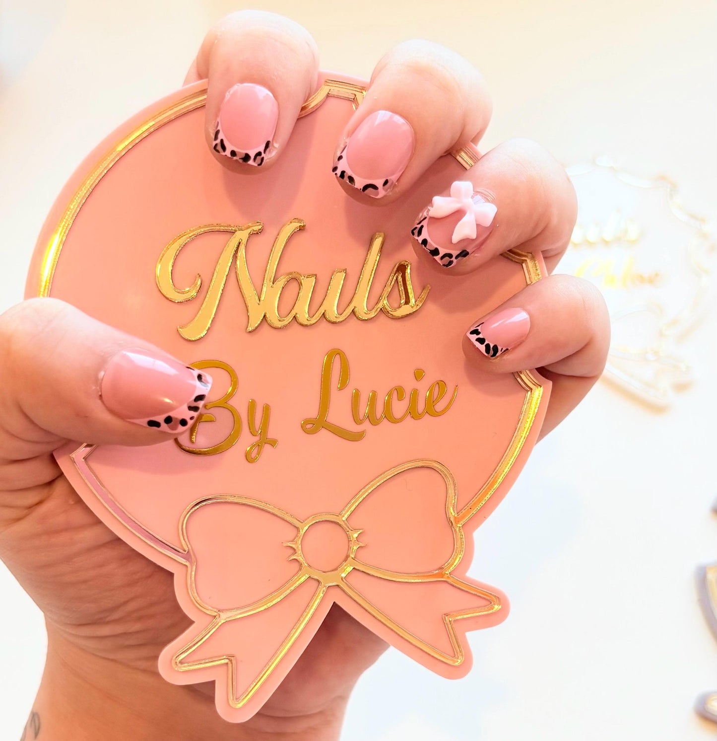 Personalised Nail Technician Prop Nailfie Advertising Tool