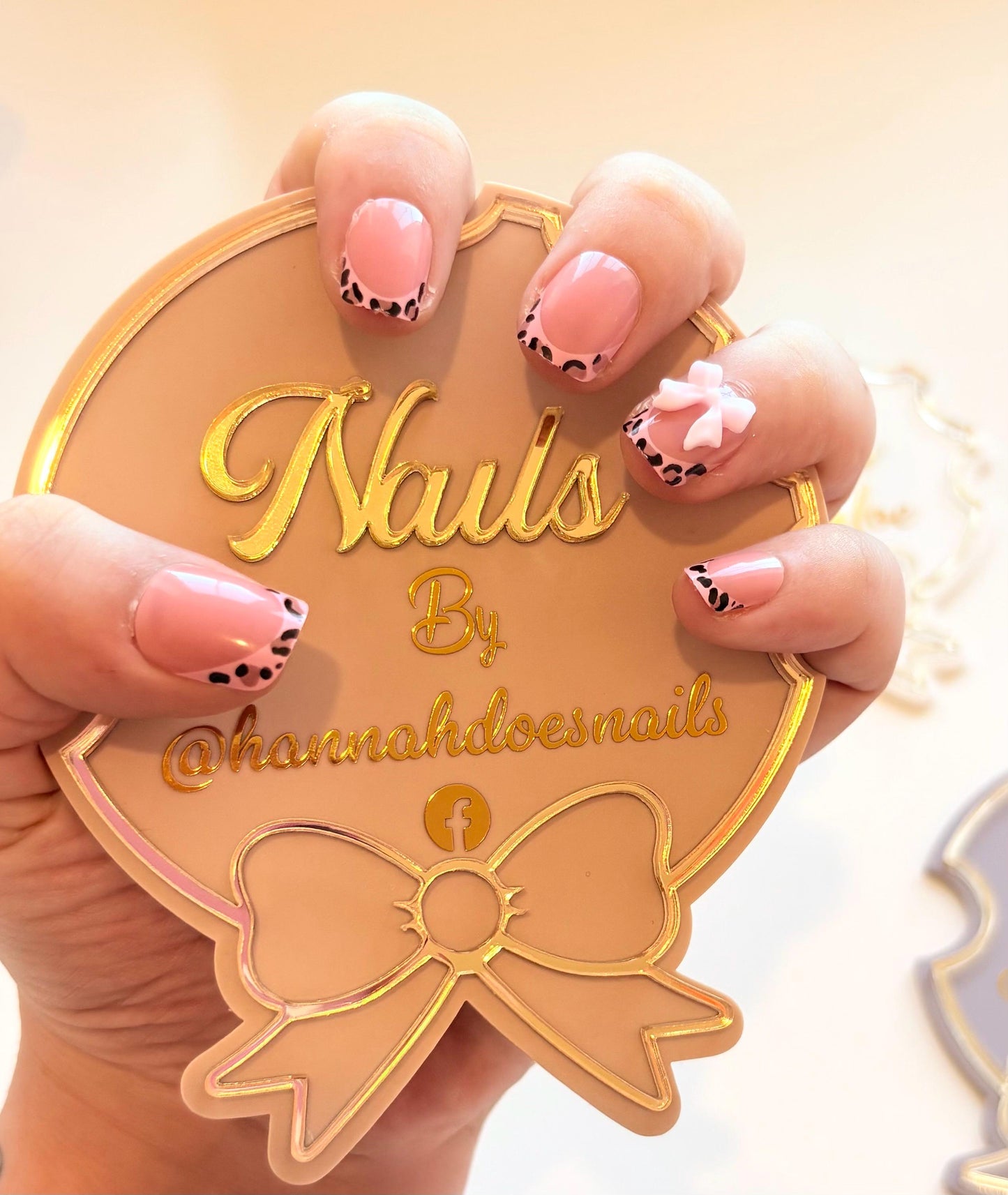 Personalised Nail Technician Prop Nailfie Advertising Tool