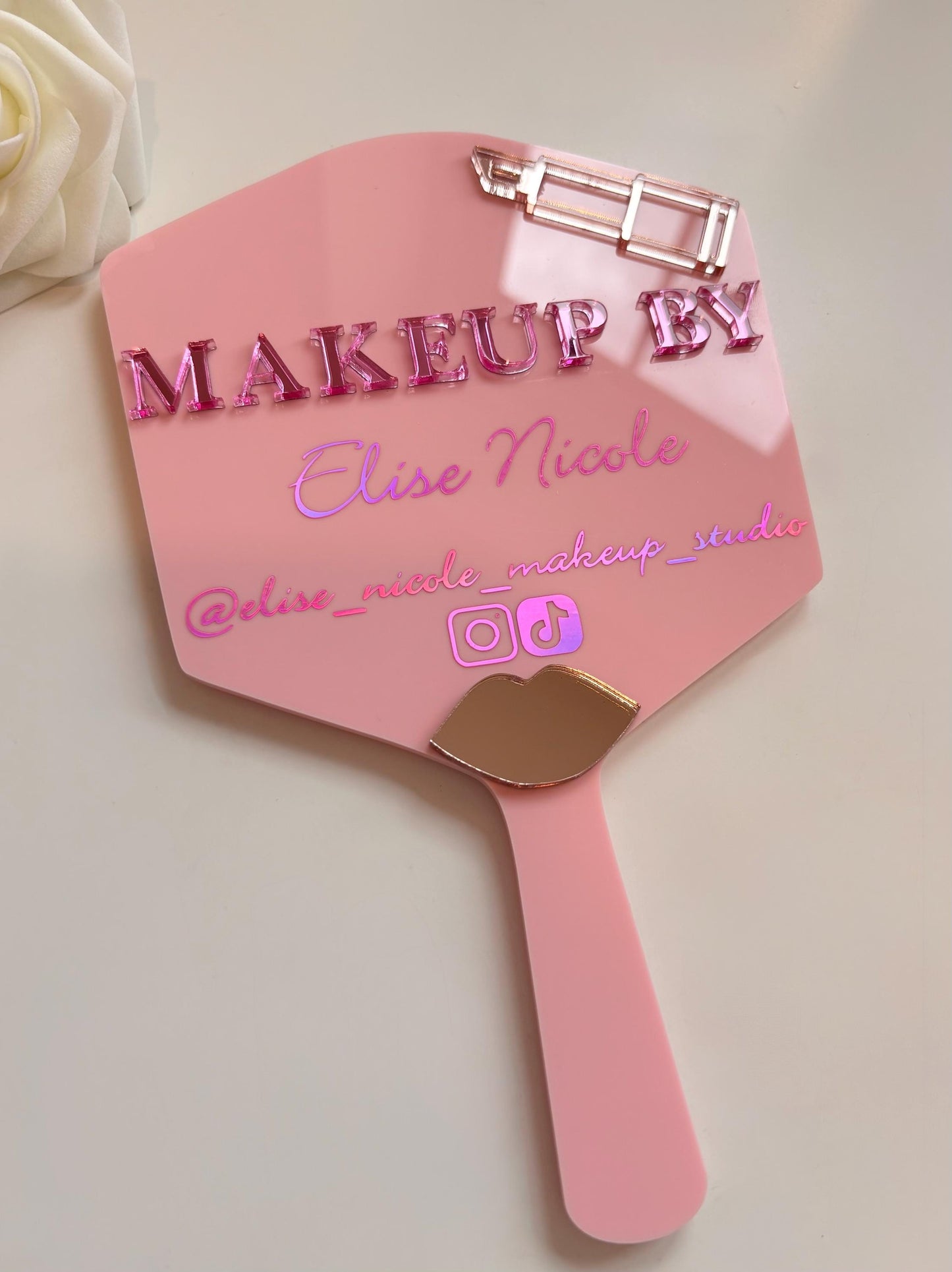 Personalised Makeup By Handheld Mirror | Makeup Artist Gift