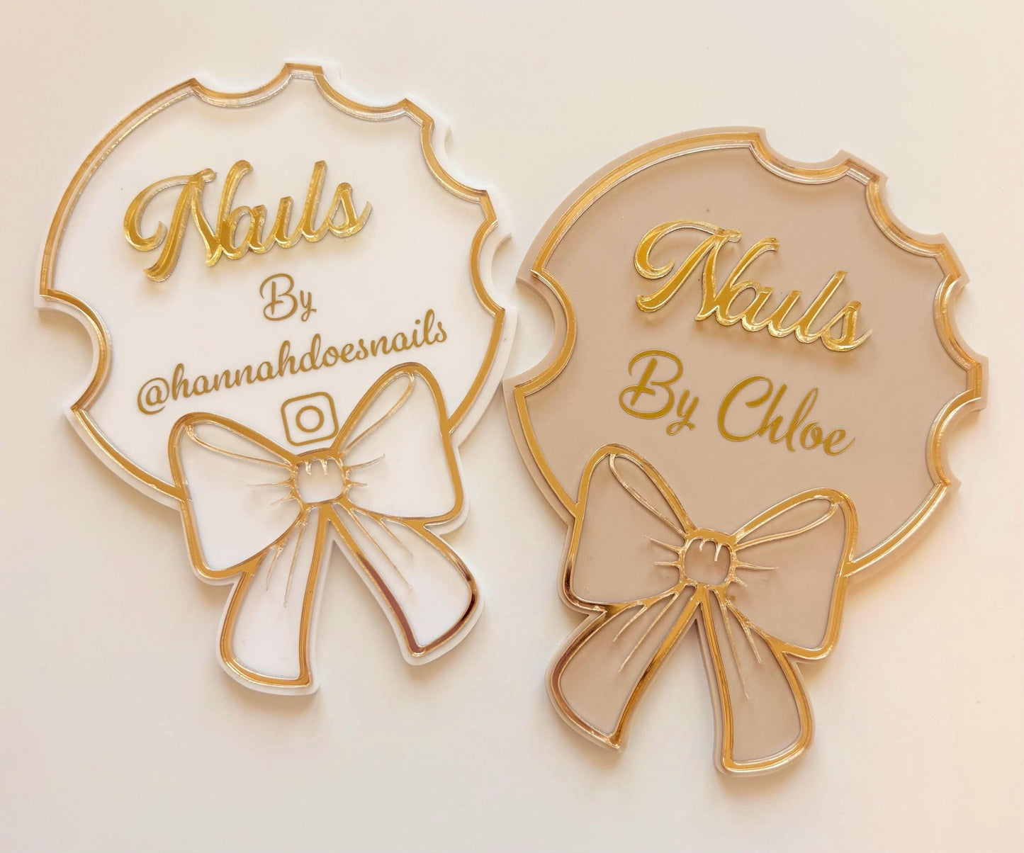 Bow Nailfie Photo Prop | Nail Tech Gift