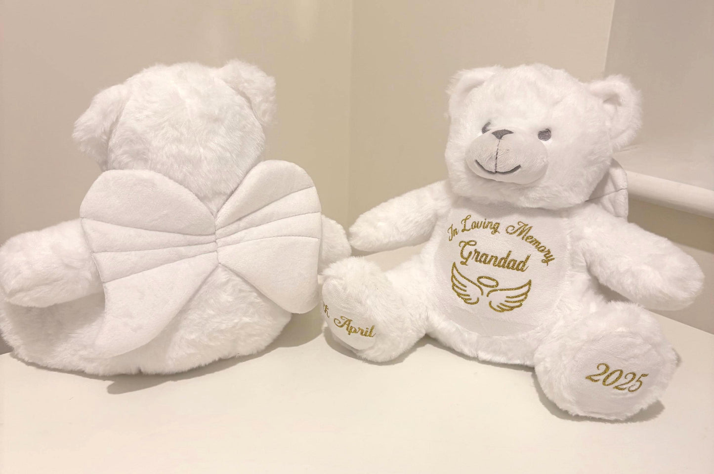 Personalised Memory Teddy Bear | In Loving Memory Bereavement Bear