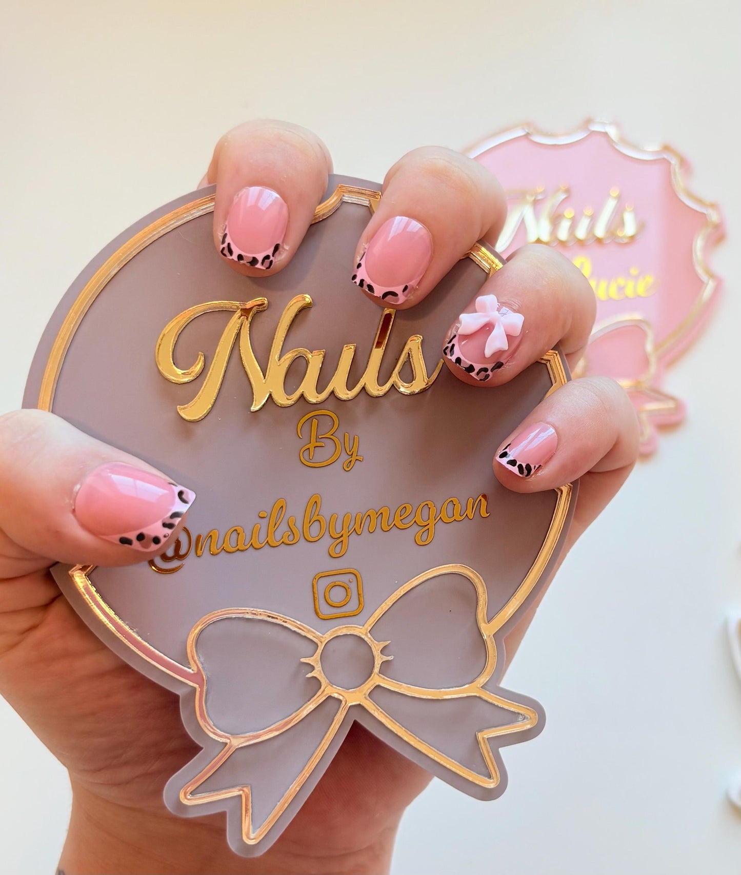 Personalised Nail Technician Prop Nailfie Advertising Tool