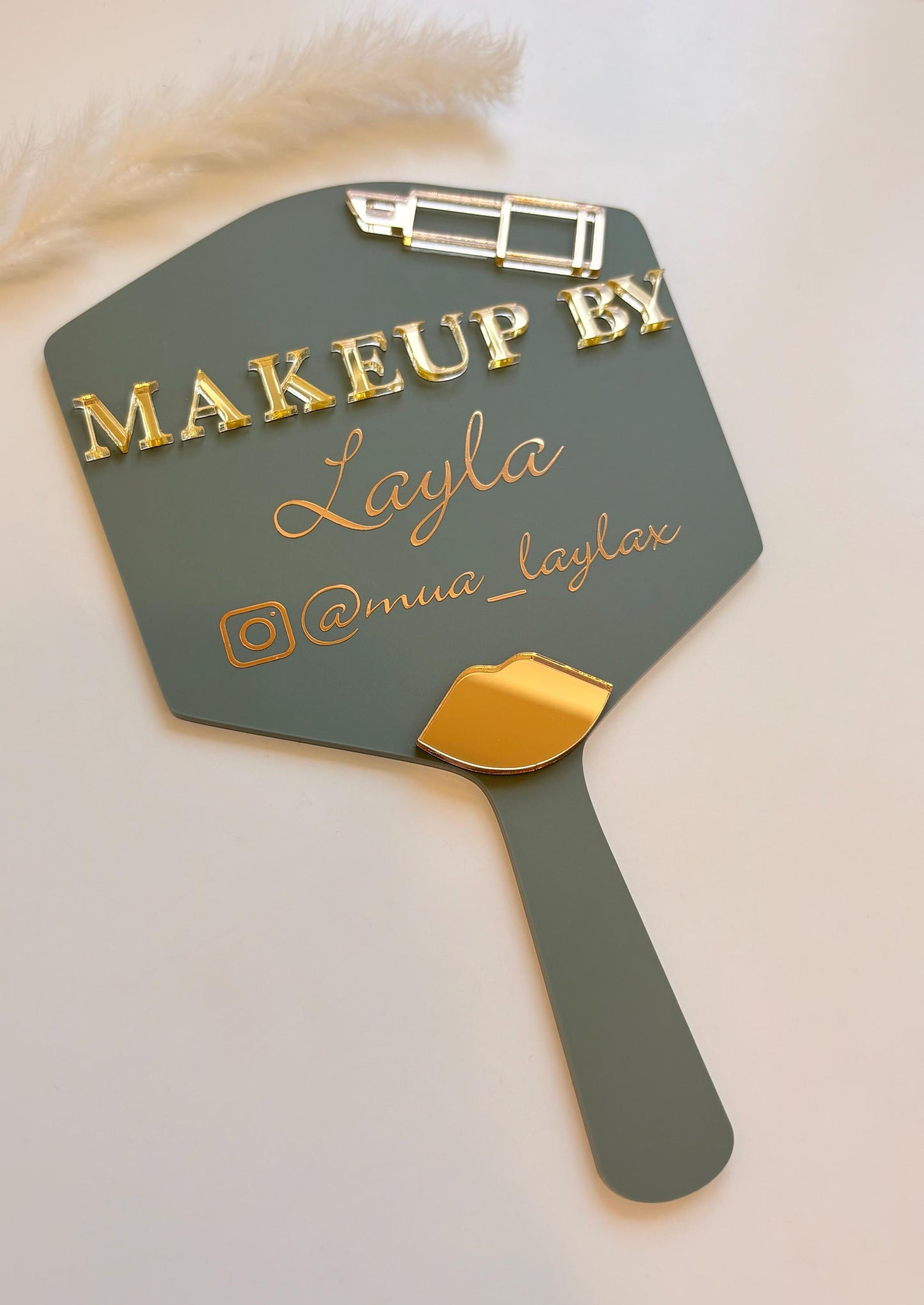 Personalised Makeup By Handheld Mirror | Makeup Artist Gift