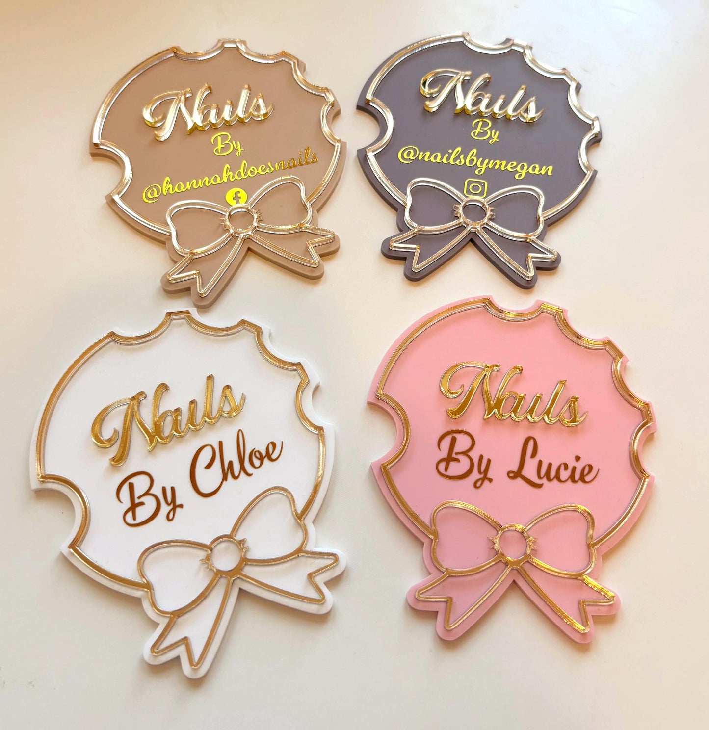 Personalised Nail Technician Prop Nailfie Advertising Tool