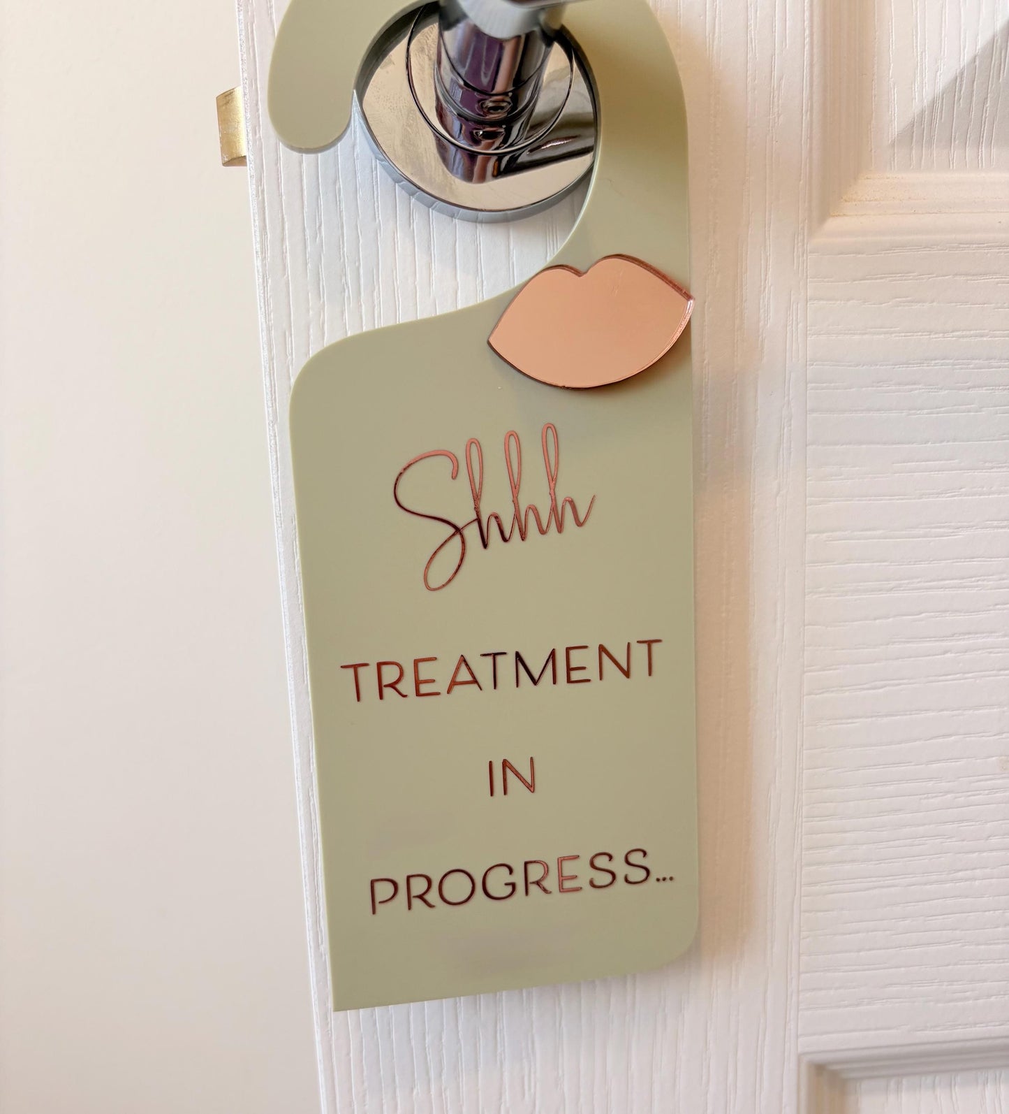 Treatment In Progress Door Hanger | Session In Progress